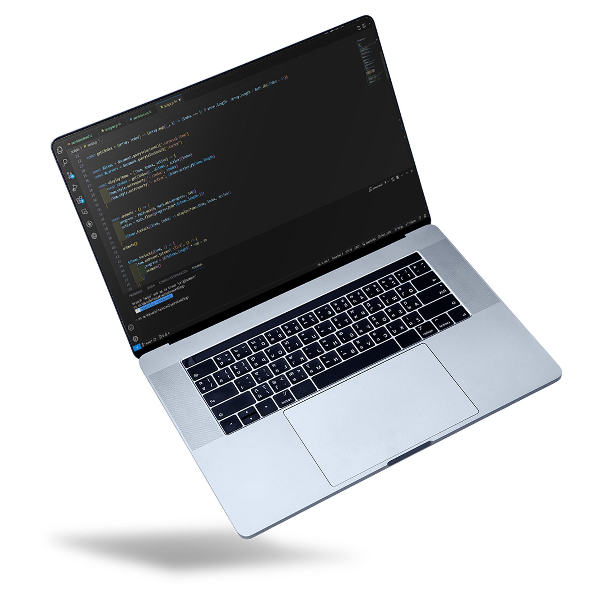 Laptop con Codigo
